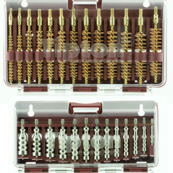 Tipton 444777 Jag & Brush Set 17-45 Cal 8-32" Thread 26 Pieces