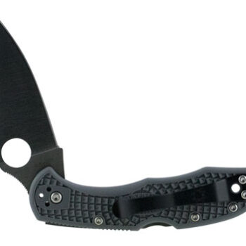 Spyderco C11FPGY Delica 4 Lightweight 2.88" Folding Drop Point Plain VG-10 SS Blade Gray FRN Handle Includes Pocket Clip