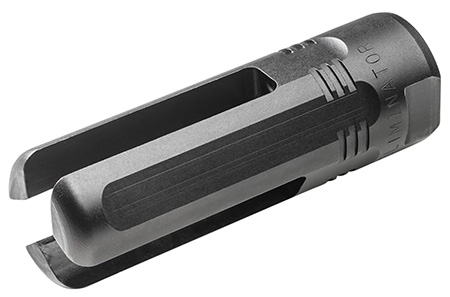 SureFire 3PELIMINATOR7625824 3P Eliminator Flash Hider Black Nitride Stainless Steel with 5/8"-24 tpi Threads & 2.80" OAL for 7.62x51mm NATO AR-10