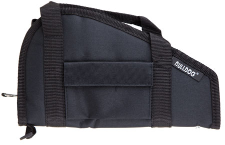 Bulldog BD601 Pistol Rug - Medium Black Nylon Handgun Case