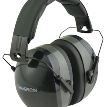Champion Targets Over-the-Head Passive Earmuff 27dB Noise Reduction Black/Gray