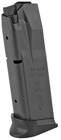 Sig Sauer SP2022 12 Round Magazine .40 S&W/.357 Sig for Sig Pro 2340/P2022 Blued Steel