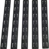 BCM AR-15 KeyMod 5.55" Black Polymer Rail Panel Kit - 5 Pack 1 5610