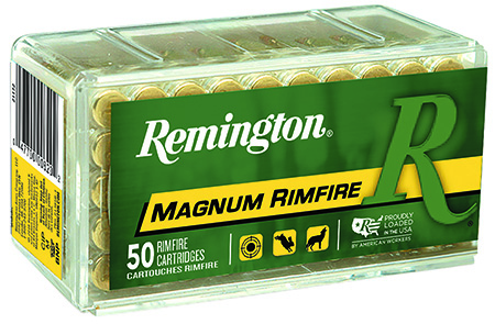 Remington 22 WMR 40gr PSP Rimfire Ammo 50 Rounds