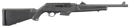 Ruger PC Carbine 9mm Luger with 16.12" Threaded Fluted Barrel and Synthetic Stock