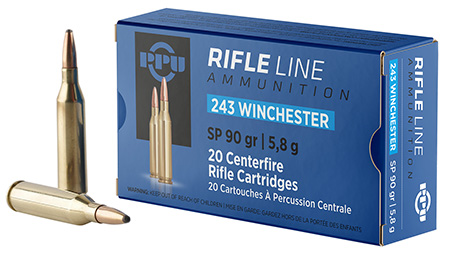 Norma Precision Ammunition PP2431 .243 Winchester 90gr Soft Point Rifle Ammo 20rds Box