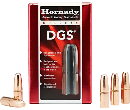 Hornady 4748 DGS 470 Cal .474 500 gr Dangerous Game Solid 50 Per Box/ 15 Case 3 Hornady 4748 DGS 470 Cal .474 500 gr Dangerous Game Solid 50 Per Box/ 15 Case