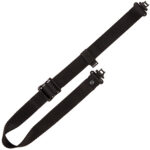Rifle Sling - Allen 8451 Slide-N-Lock Nylon Webbing Swivels Adjustable 24" to 40" 1.25" Wide Black 1 59239