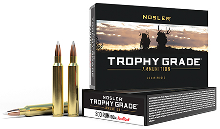 Nosler Trophy Grade .300 Rem Ultra Mag 180gr AccuBond – 20 Rounds