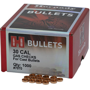 Hornady 7070 Crimp-On Gas Checks 30 Cal Cast Bullets/ 1000 Per Box
