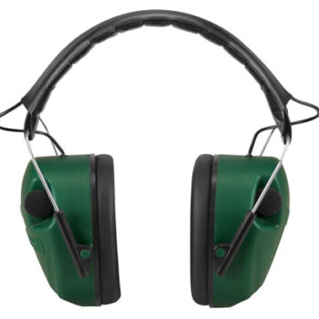 Caldwell E-Max Over-the-Head Earmuffs 25dB NRR Green/Black Adult Electronic Hearing Protection