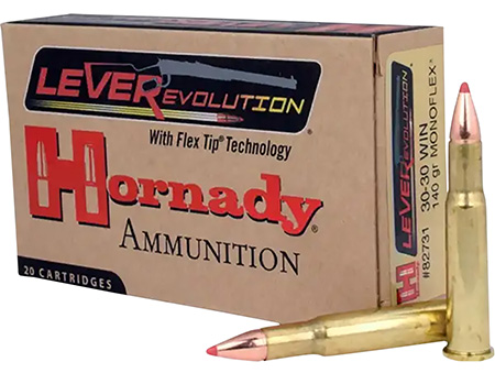 Hornady LEVERevolution 30-30 Winchester 140gr MonoFlex Rifle Ammunition