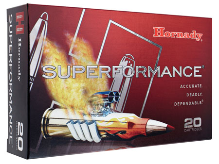 Hornady 81453 Superformance 25-06 Remington 117gr Super Shock Tip Hunting Rifle Ammunition 20 Rounds