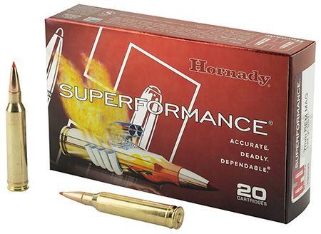 Hornady Superformance 7mm Remington Mag 139gr Super Shock Tip Bullets 20 Rounds
