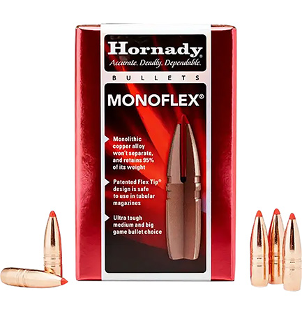 Hornady 30310 MonoFlex 30 Cal .308 140 gr MonoFlex 50 Per Box/ 25 Case 3 Hornady 30310 MonoFlex 30 Cal .308 140 gr MonoFlex 50 Per Box/ 25 Case