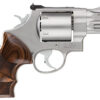 Smith & Wesson Performance Center Model 629 .44 Rem Mag/.44 Special 2.63" 6-Round Revolver, Stainless Steel Barrel & Cylinder, Matte Silver Frame, Wood Grip 1 61693