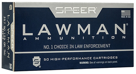 Speer Lawman 357 Sig 125 Grain TMJ FN Ammunition 50 Rounds