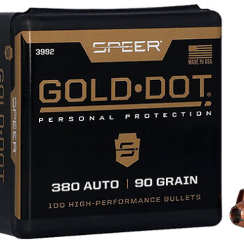 Speer Gold Dot 9mm Luger 90gr Hollow Point Personal Defense Ammunition 100 Rounds