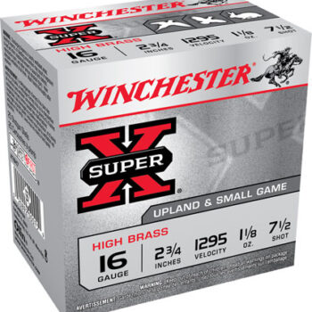 Winchester Super X Heavy Game Load 16 Gauge 2.75" 1-1/8 oz 7.5 Shot Shotgun Ammunition 25 Rounds Per Box
