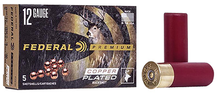 Federal Premium Mag 12 Gauge 2.75" 00 Buckshot 9 Pellets 1-1/8 oz P15400 Shotgun Ammunition