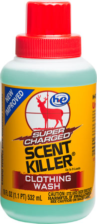 Wildlife Research Scent Killer Super Charged Clothing Wash Odor Eliminator Odorless 18oz Bottle