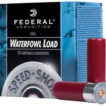 Federal 12 Gauge 3" Shotgun Shells 1 1/8oz 4 Shot Speed-Shok WF1434 25 Rounds