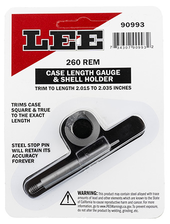 Lee Precision 260 Remington Case Length Gauge