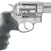 Ruger GP100 357 Mag 3" Satin Stainless, Hogue Grip 1 70265