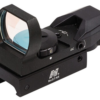 NcStar D4RGB Reflex Sight Red Green 4 Reticle 3 MOA Dot 1x0.95x1.34" Black Anodized