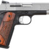 Smith & Wesson 1911 E-Series .45 ACP, 4.25" Barrel, 8+1 Capacity, Black Round Butt Scandium Frame, Satin Stainless Steel Slide, Laminate Wood Grip, Manual Grip & Thumb Safety 1 71999