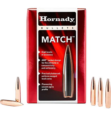 Hornady 27200 Match 270 Cal .277 110 gr Hollow Point Boat Tail 100 Per Box/ 25 Case 3 Hornady 27200 Match 270 Cal .277 110 gr Hollow Point Boat Tail 100 Per Box/ 25 Case