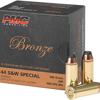 PMC 44 S&W Special Ammunition 180 Grain Jacketed Hollow Point 44 S&W Special 25 Rounds