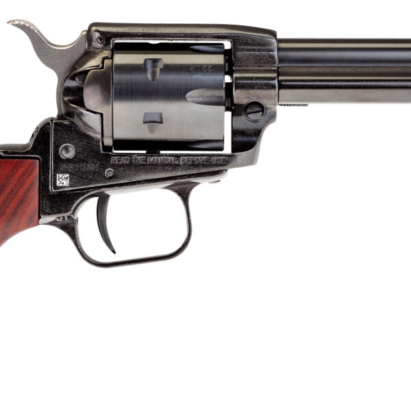 Heritage Rough Rider .22 LR/.22 WMR 9-Shot 4.75" Black Revolver with Cocobolo Grip