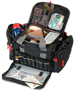 GPS Bags 2014LRB Large  Black Nylon w/ Lift Ports, Storage Pockets, Visual ID Storage System & Holds 5 Handguns or More & Ammo Includes 4 Ammo Dump Cups