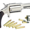 North American Arms 1860 Sheriff .22 LR/.22 WMR Revolver 2.5" Barrel 5-Shot Stainless Rosewood Grip 1 76872