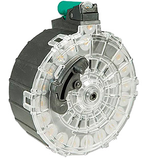 Saiga 12 Gauge 20-Round Drum Magazine ProMag Standard Black Polymer