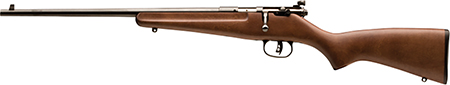Savage Arms Rascal Youth Left-Hand .22 LR Bolt-Action Rifle 16" Blue Barrel Hardwood Stock