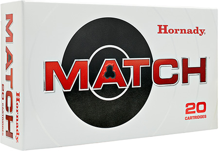 Hornady 8105 .308 Winchester 178gr Match Hollow Point Boat Tail Rifle Ammo 20 Rounds