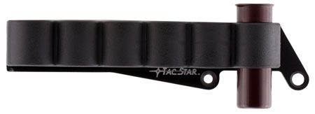 TacStar 1081211 SideSaddle Slimline Shotgun 12 Gauge 6 Rounds Black Polymer w/Aluminum Mounting Plate