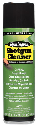 Remington 18472 Shotgun Cleaning Aerosol Carbon/Lead/Plastic Fouling Remover 18oz