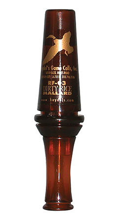 Haydel's Game Calls RF03 Dirty Rice Double Reed Mallard Duck Call - Open Reed Design Attracts Ducks