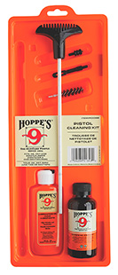 Hoppe's Pistol Cleaning Kit for .22 Caliber Handguns - Bore Cleaner Brushes Mops Lubricant