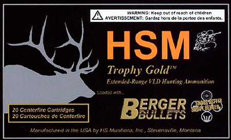 Hornady Precision Hunter 270 Winchester 150gr Berger Hunting VLD Ammunition 20 Rounds