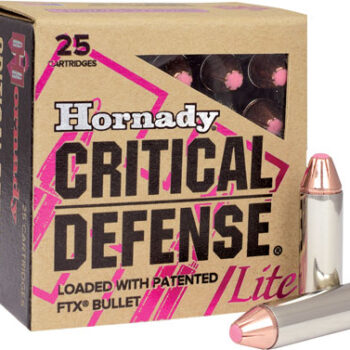 Hornady 38 Special 90gr Critical Defense Lite Flex Tip Expanding Ammo 25 Rounds