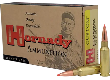 Hornady 8152 6.5 Grendel 123gr Super Shock Tip Rifle Ammunition 20 Rounds per Box