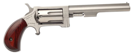 North American Arms SW4 Sidewinder .22 WMR 5rd 4" Stainless Revolver with Rosewood Grip