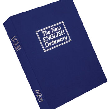 Bulldog BD1180 Diversion Book Safe Combination Entry Handgun Storage Blue Steel 7.75"x10.5"x2.5"