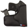 DeSantis Gunhide M33BJN3Z0 Nemesis Ammo Pocket Rubberized Fabric Fits S&W J Frame Fits 2" Barrel Ambidextrous 1 86025
