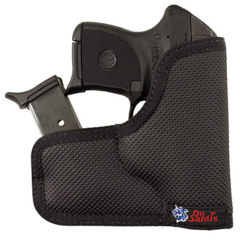 DeSantis Gunhide M33BJN3Z0 Nemesis Ammo Pocket Rubberized Fabric Fits S&W J Frame Fits 2" Barrel Ambidextrous