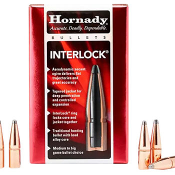 Hornady 2735 InterLock  270 Cal .277 140 gr Boat Tail Spire Point 100 Per Box/ 25 Case